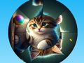 Trò chơi Câu đố ghép hình tròn Thu thập hình ảnh với những chú mèo con dễ thương  trực tuyến