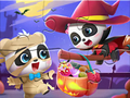 Trò chơi Trò Chơi Ghép Hình: Bé Gấu Trúc Halloween  trực tuyến