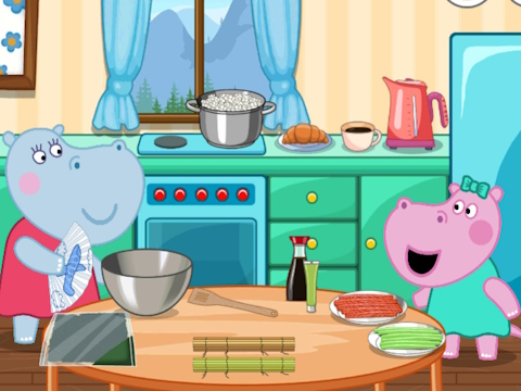 Trò chơi Bữa tiệc nấu ăn kiểu Nhật của Hippo  trực tuyến