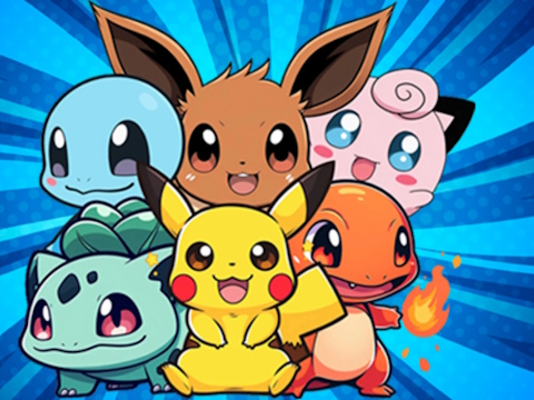 Trò chơi Sách tô màu Pokemon  trực tuyến
