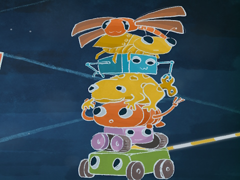 Trò chơi Đường vòng robot  trực tuyến