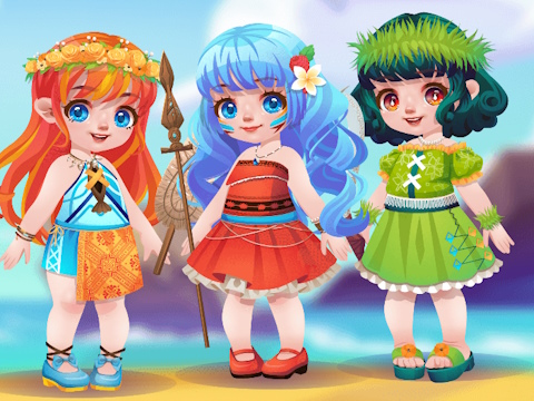 Trò chơi Toddie Polynesia dễ thương  trực tuyến