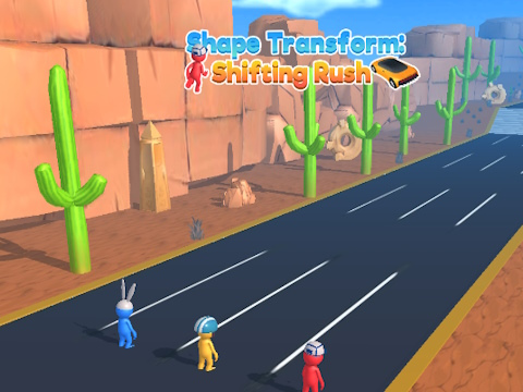Trò chơi Biến đổi hình dạng: Chuyển Rush  trực tuyến