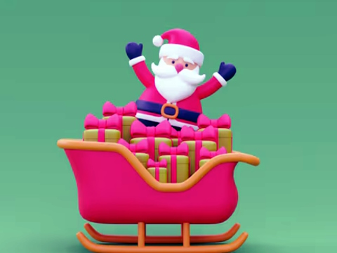 Trò chơi Giáng Sinh Xe Trượt Rider 3D  trực tuyến