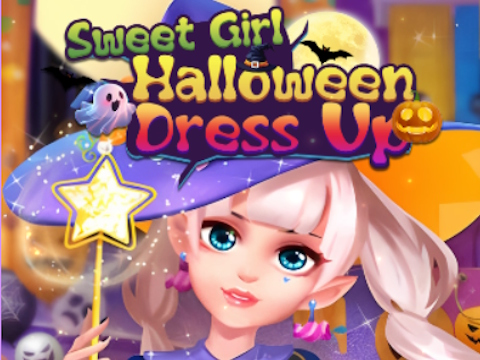 Trò chơi Cô gái ngọt ngào ăn mặc Halloween  trực tuyến