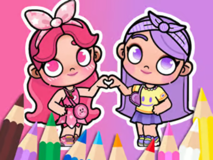 Trò chơi Sách tô màu: BFF trong thế giới Avatar  trực tuyến