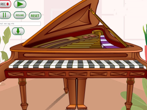 Trò chơi Trình mô phỏng piano trực tuyến  trực tuyến