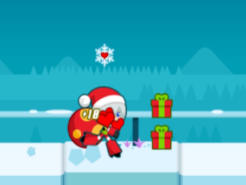 Trò chơi Cô gái ông già Noel đang chạy  trực tuyến