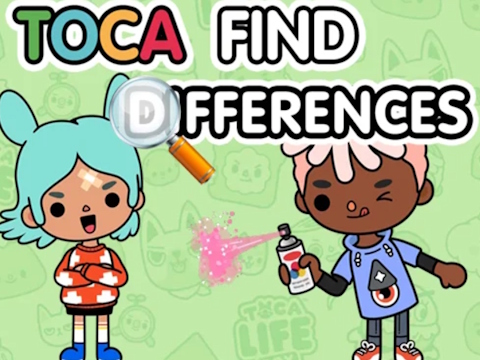 Trò chơi Toca Tìm Sự Khác Biệt  trực tuyến