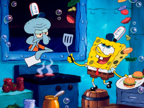 Trò chơi SpongeBob Tìm sự khác biệt  trực tuyến