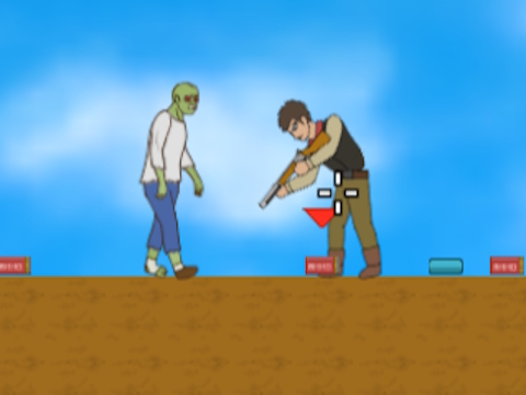 Trò chơi Zombie sống sót cao bồi  trực tuyến