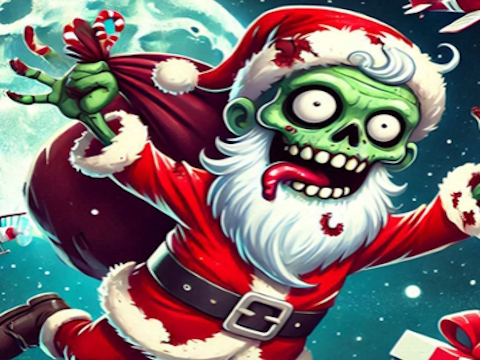 Trò chơi Trò chơi Giáng sinh Flappy Zombie Santa  trực tuyến