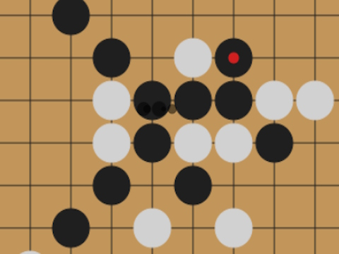 Trò chơi Gomoku: năm viên đá liên tiếp  trực tuyến