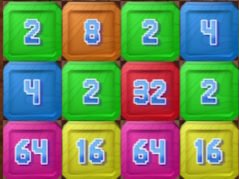 Trò chơi 2048: Khối gỗ  trực tuyến