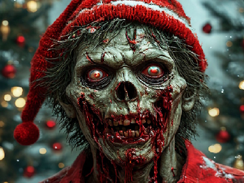 Trò chơi Trò chơi ghép hình Giáng sinh Zombie  trực tuyến