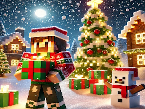 Trò chơi Trò chơi ghép hình Giáng sinh Minecraft  trực tuyến
