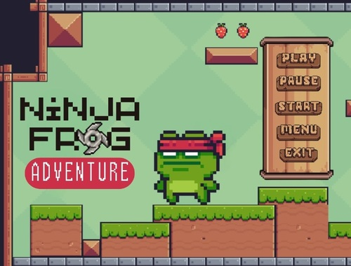Trò chơi Cuộc phiêu lưu của ếch Ninja  trực tuyến