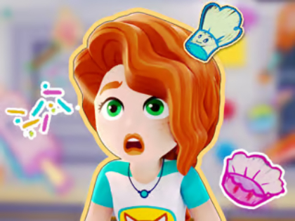 Trò chơi Jigsaw Puzzle: LEGO Friends Kitchen Trò chơi: Лего кухня с друзьями  trực tuyến