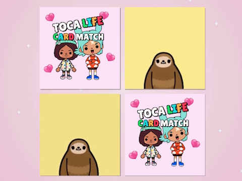 Trò chơi Trận đấu thẻ nhớ Toca Life  trực tuyến