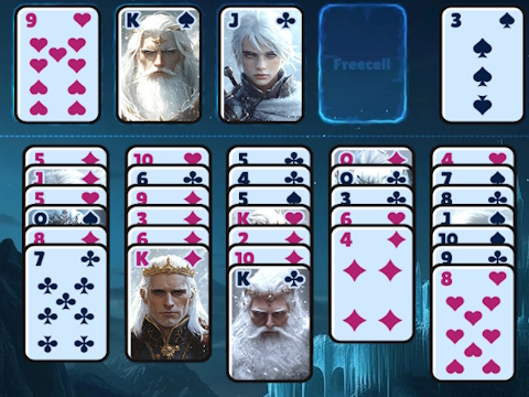 Trò chơi Freecell đông lạnh  trực tuyến