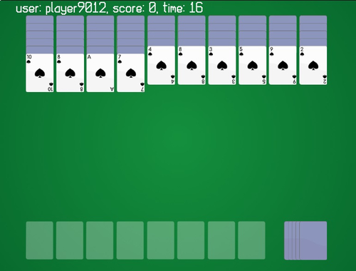 Trò chơi Spider Solitaire cổ điển Ver  trực tuyến