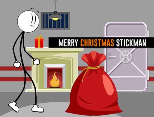 Trò chơi Giáng sinh vui vẻ Stickman  trực tuyến