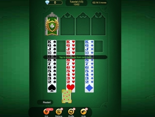 Trò chơi Vua solitaire  trực tuyến