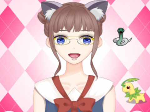 Trò chơi Trang điểm cho cô gái anime dễ thương  trực tuyến