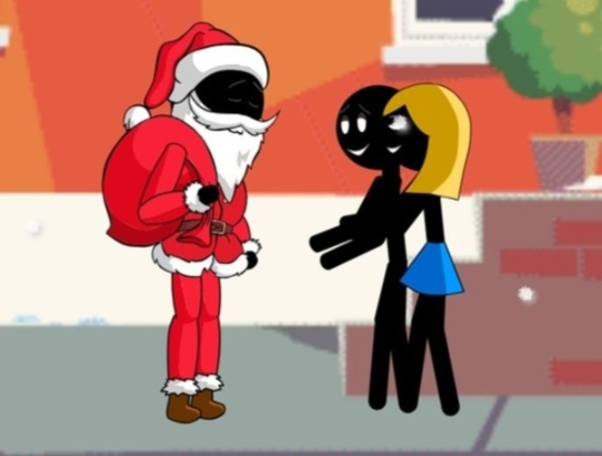 Trò chơi Ông già Noel Stickman  trực tuyến