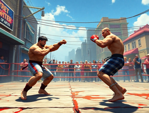 Trò chơi Thực Street Fighter 3D  trực tuyến
