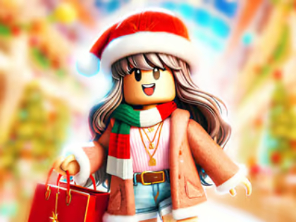 Trò chơi Câu đố ghép hình: Trung tâm mua sắm Giáng sinh Roblox  trực tuyến