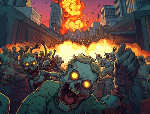 Trò chơi Cuộc vây hãm zombie. io  trực tuyến