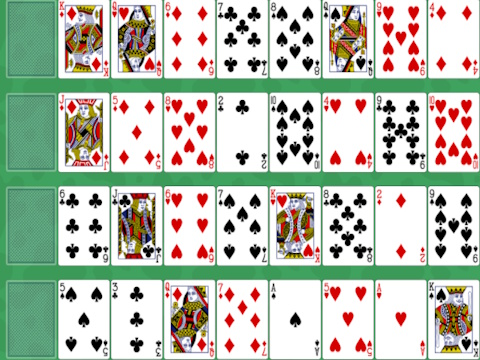 Trò chơi Thẻ: Thảm Solitaire  trực tuyến