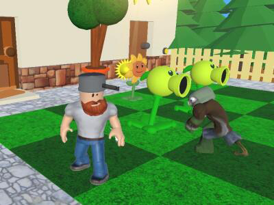 Trò chơi Thực vật vs Zombies 3D  trực tuyến