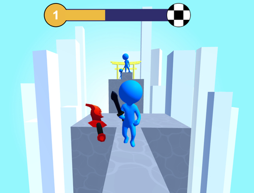 Trò chơi Chơi kiếm! Ninja Slice Runner  trực tuyến