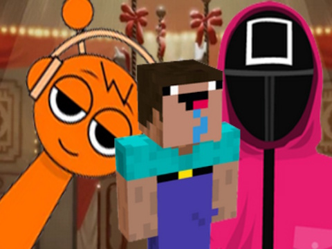 Trò chơi NextBots trên Minecraft Squid Game Sprunki  trực tuyến