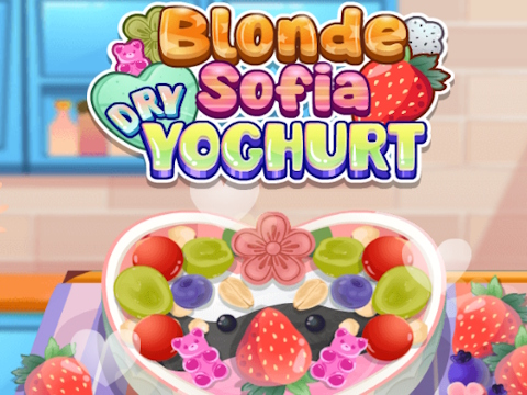 Trò chơi Blonde Sofia: Sữa chua khô  trực tuyến
