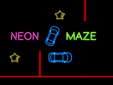 Trò chơi Mê cung xe neon  trực tuyến
