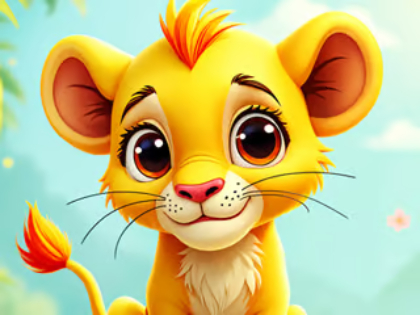 Trò chơi Jigsaw Puzzle: Baby Simba trực tuyến