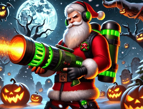 Trò chơi Santa vs Monsters trực tuyến