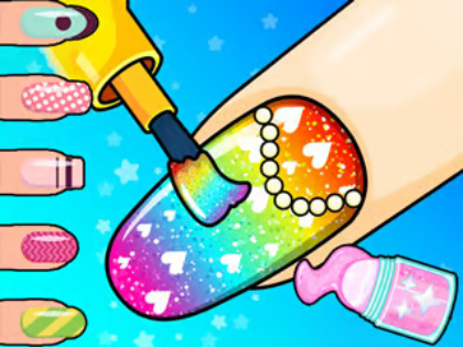 Trò chơi Sách tô màu: Salon Nail  trực tuyến