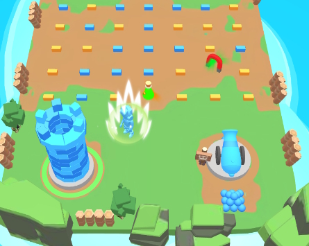 Trò chơi Tower Clash: Thu thập gạch  trực tuyến