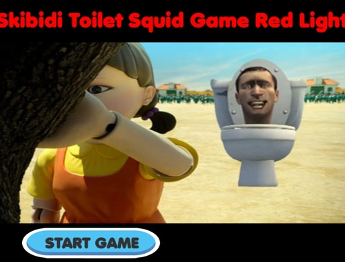 Trò chơi Skibidi nhà vệ sinh Squid Game Đèn đỏ  trực tuyến