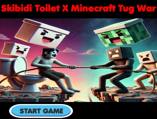 Trò chơi Nhà vệ sinh Skibidi x Minecraft Tur War  trực tuyến