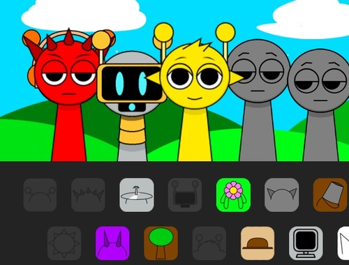 Trò chơi Sprunki Incredibox kinh dị  trực tuyến