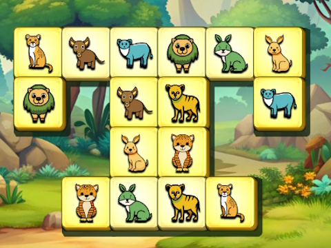 Trò chơi Vương quốc động vật Mahjong  trực tuyến