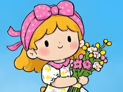 Trò chơi Jigsaw Puzzle: Little Flower Girl trực tuyến