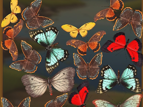 Trò chơi Mergebuterfly: 2048! trực tuyến