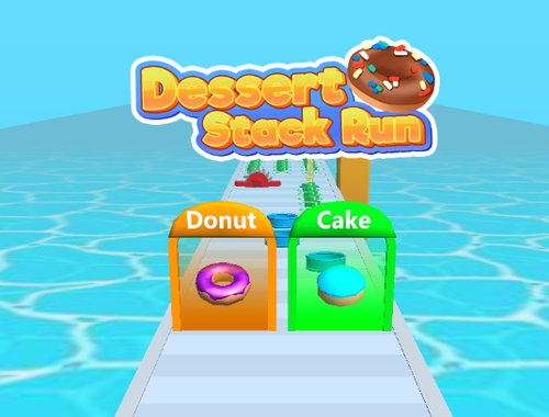 Trò chơi Dessert Stack Run trực tuyến