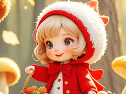 Trò chơi Pigsaw Puzzle: Little Red Riding Hood  trực tuyến
